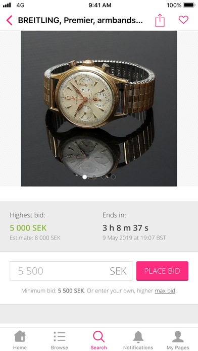 Auctionet screenshot 2