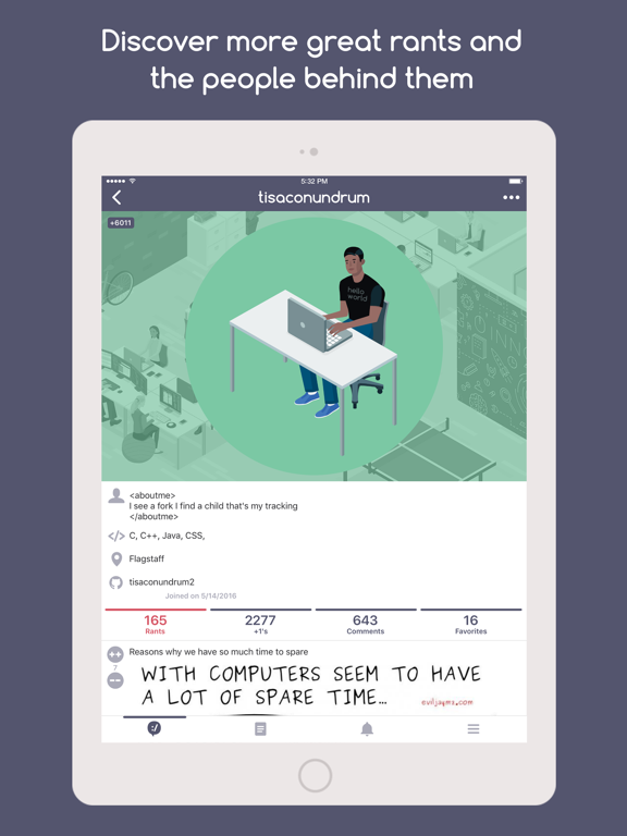 Screenshot #6 pour devRant