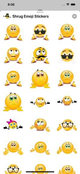 Game screenshot Shrug Emoji Sticker Pack hack