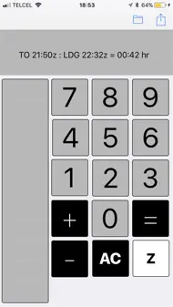 FLIGHT-TIME CALCULATOR iphone bilder 3