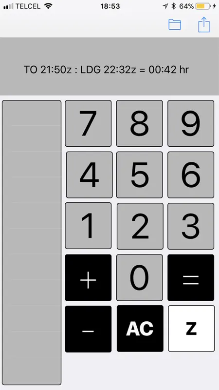 FLIGHT-TIME CALCULATOR screenshot 4 of 4