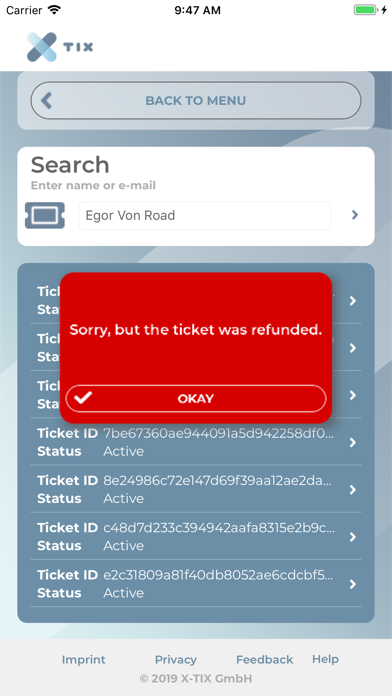 X-TIX Ticket Scanner screenshot 4