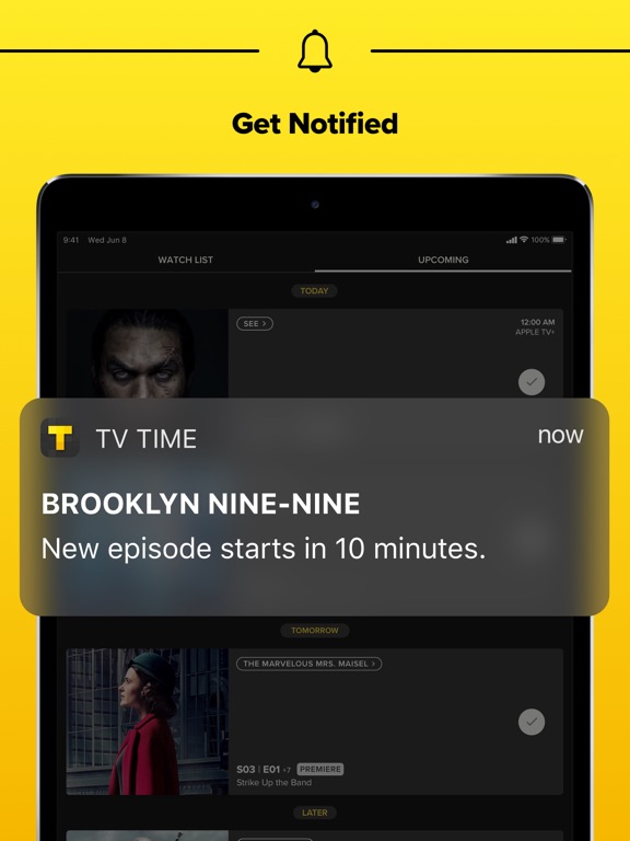 TVShow Time, the TV guide for TV show addicts screenshot