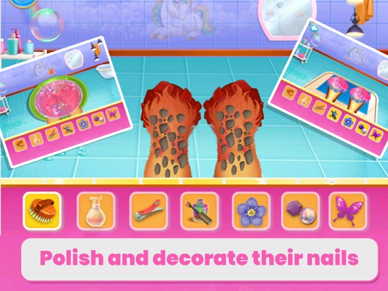Rainbow Pony Twins Day Care iPad screenshot