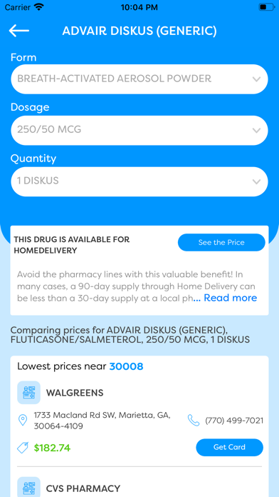Screenshot #2 pour Pharmacy Saver Card - Discount