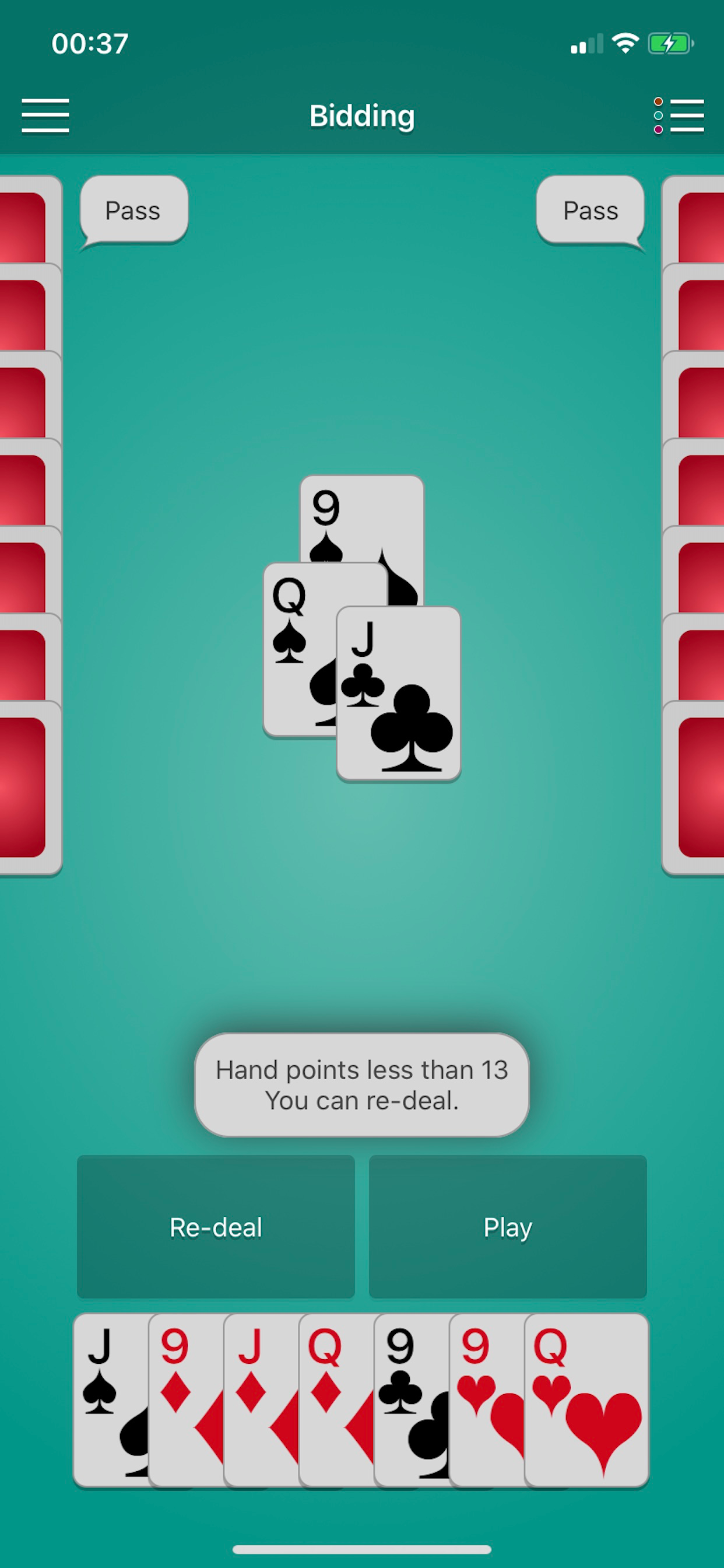 Thousand - card game