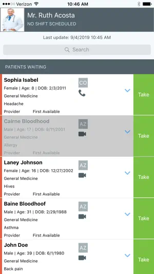 PMPClinician screenshot 2