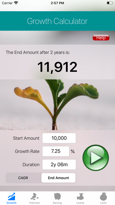FinCal Screenshot
