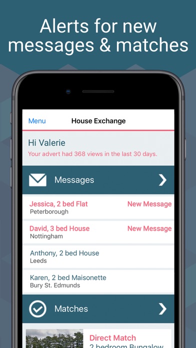 House Exchange Screenshot