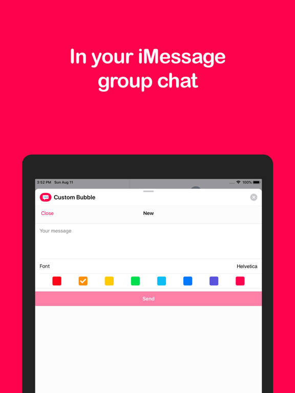 Screenshot #1 for Custom bubble - color & font