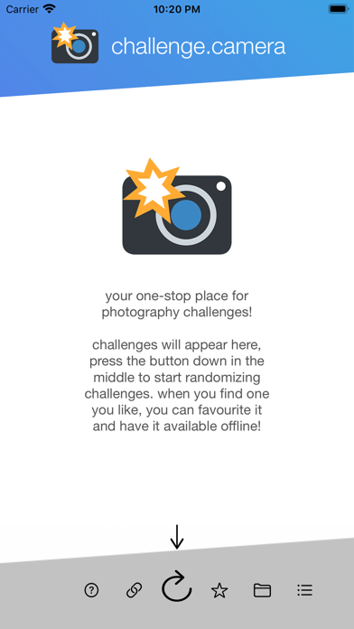 challenge.camera app screenshot