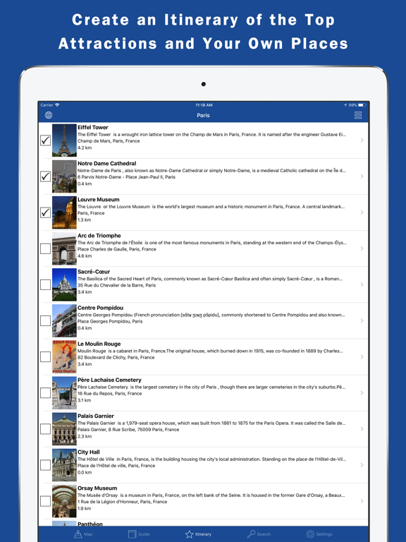 Screenshot #6 pour World City Guides & Maps