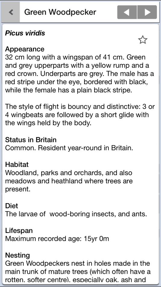 #5. Birds of Britain Pro (iOS) Av: Spiny Software Ltd
