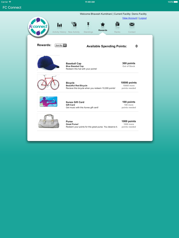 FCConnect iPad screenshot 4 - Social Networking app