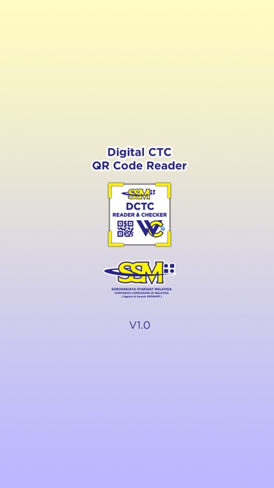 Screenshot #1 pour SSM DCTC QR READER