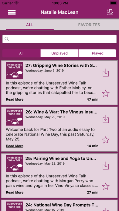 Unreserved Wine Talk App screenshot 2