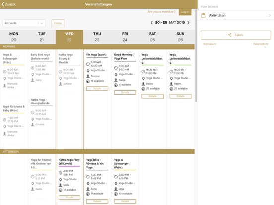 Screenshot #6 pour Wolke34 Yoga Studio
