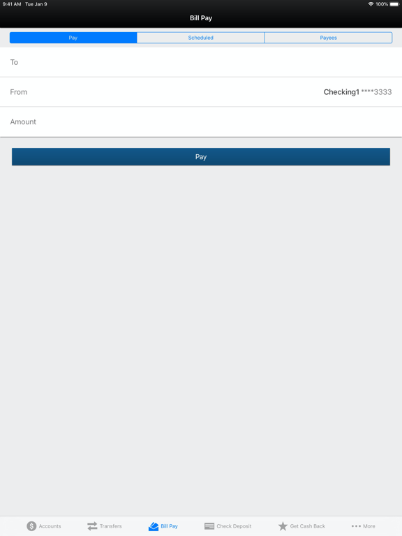 First Community Credit Union iPad screenshot 5 - Finance app