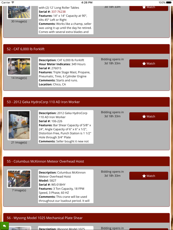 Screenshot #4 pour BidCal, Inc.