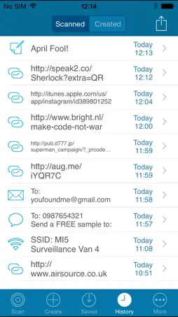 Optiscan QR Code Reader screenshot 4