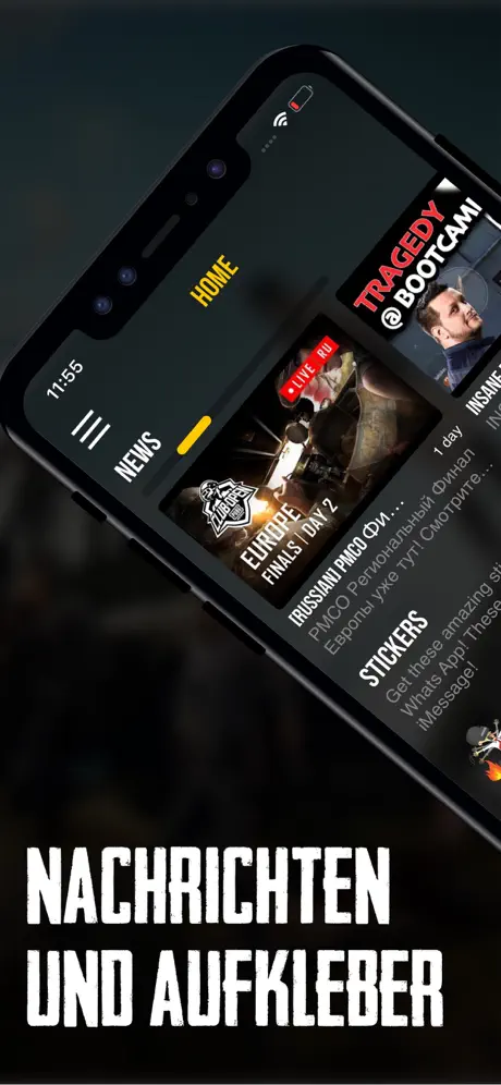 Karte und Statistiken für PUBG