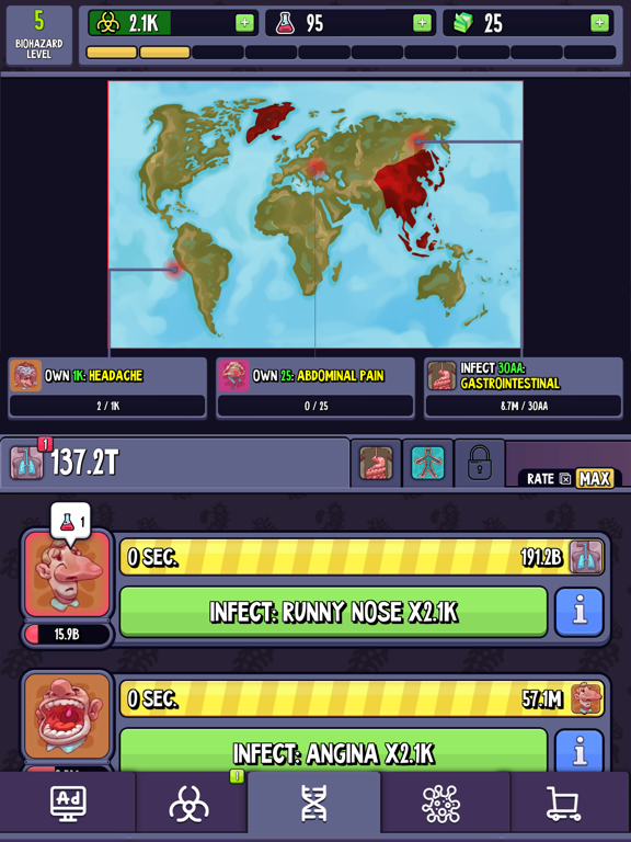 Screenshot #4 pour Idle Infection