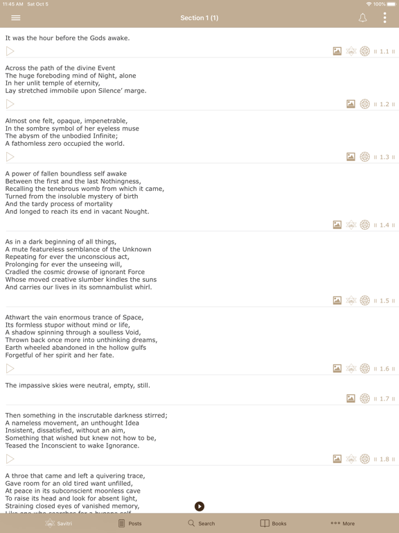 Screenshot #4 pour Savitri by Sri Aurobindo