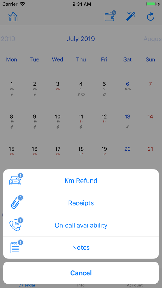 #2. TimeSheet App (iOS) 由: Betacom Srl
