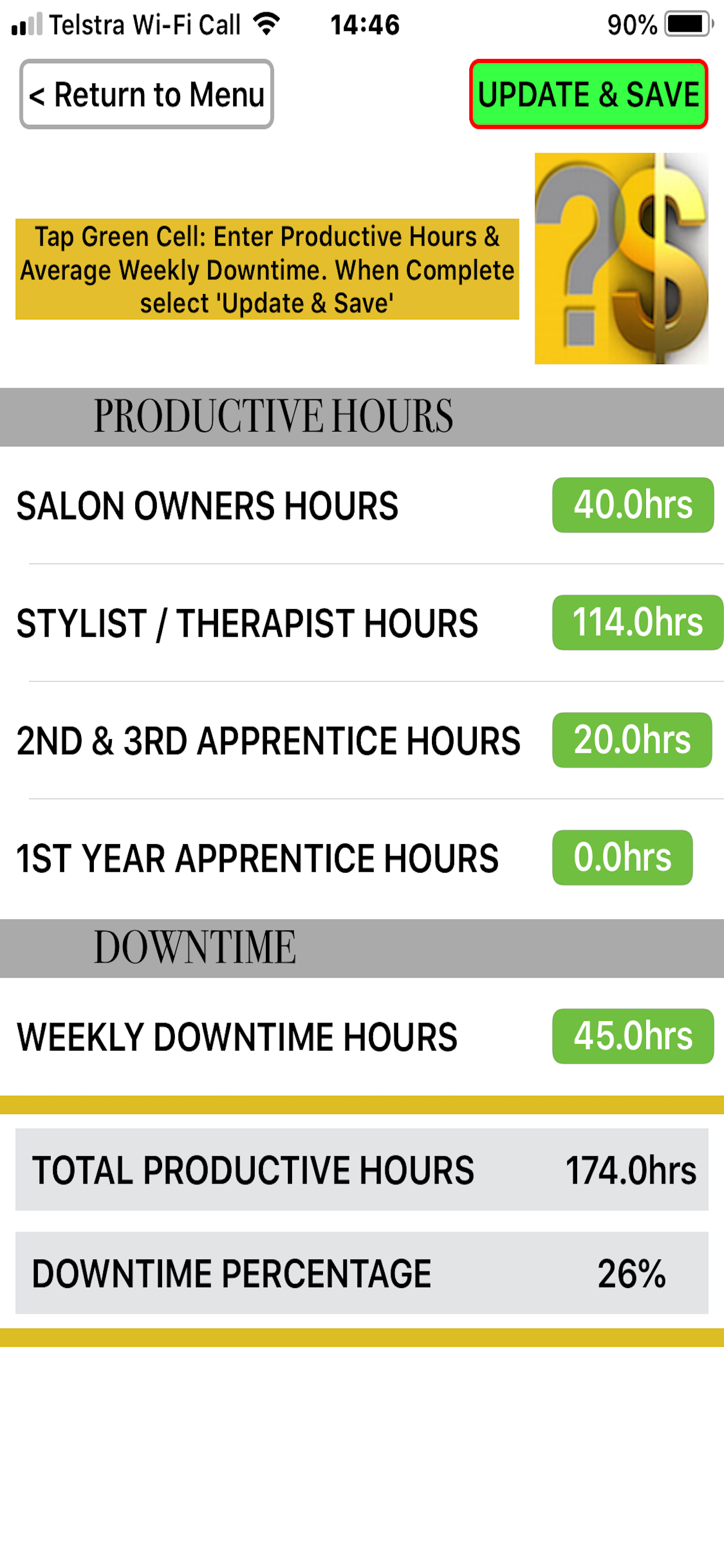 Pricing Your Services screenshot 3