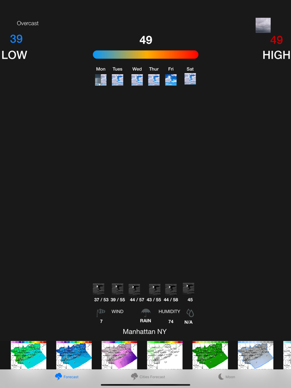 Screenshot #4 pour Instant NOAA Forecast Pro