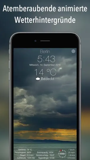 Screenshot von 14 Tage Wetter Deutschland + auf dem iPhone 2