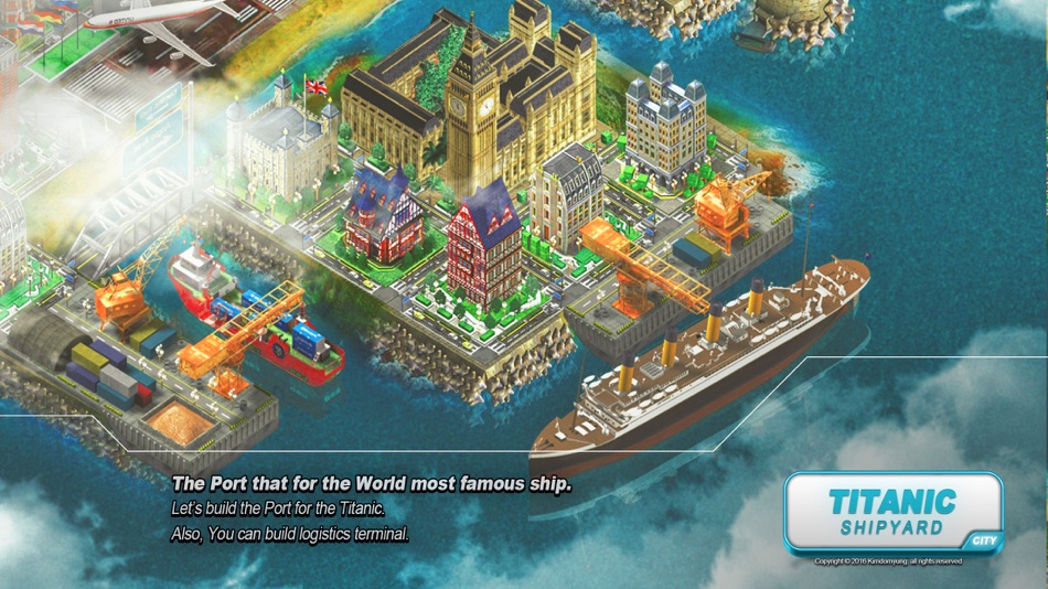 #3. Titanic Shipyard (iOS) Podle: Domyung Kim