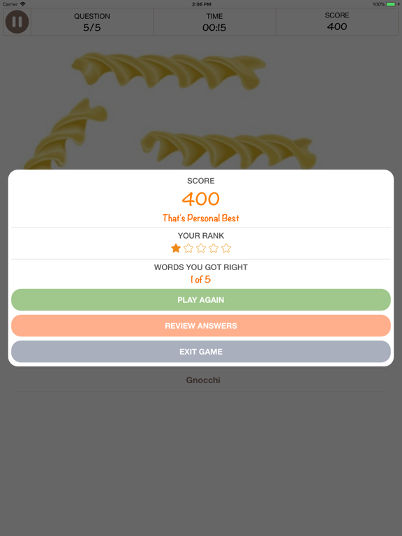 Name that thing - Word Game iPad screenshot 4 - Education app