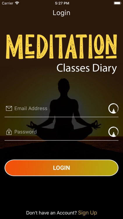 Meditation Classes Diary