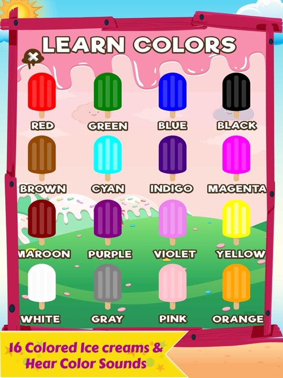 Screenshot #4 pour Glace Couleurs Enfants Jeux