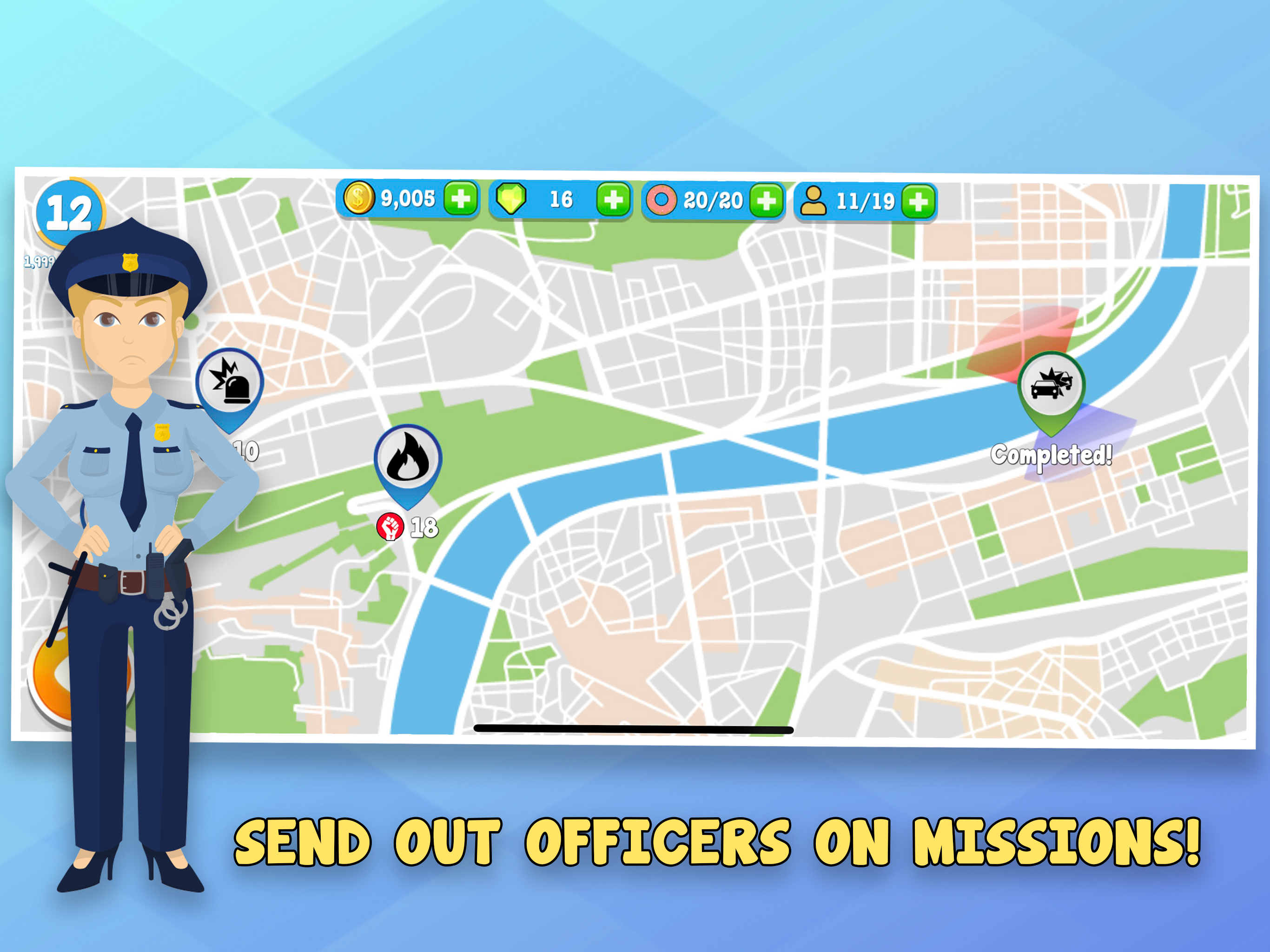 Police Inc: Tycoon sim game screenshot 7