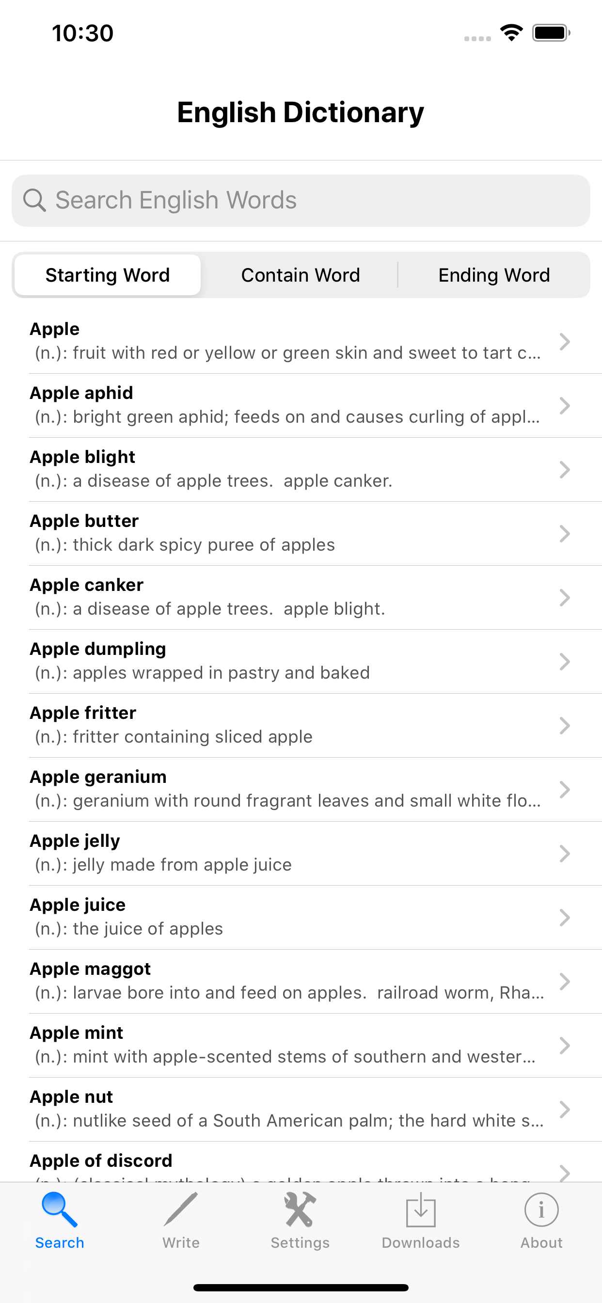 English Audio Dictionary