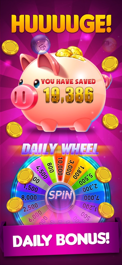 Bingo 90 Live : Vegas Slots - bingo-90-live-daily-rewards-wheel