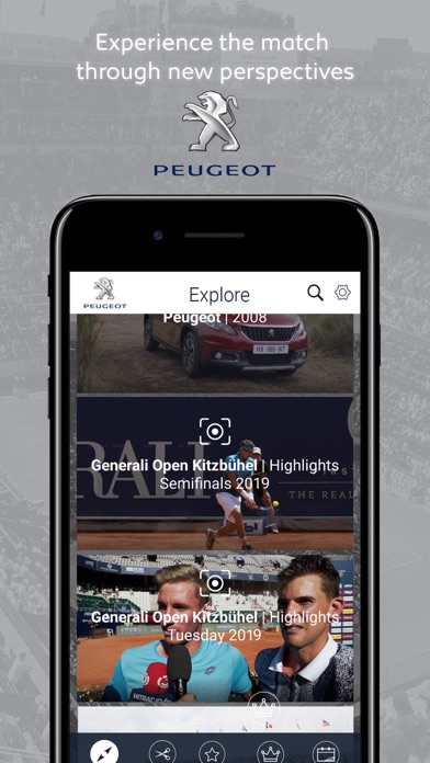 How to cancel & delete Peugeot Generali Open Tennis from iphone & ipad 1