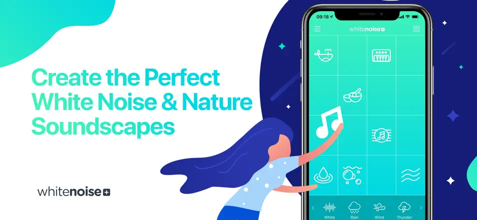 White Noise+ Relaxing Sounds: Screenshot 1 von 4