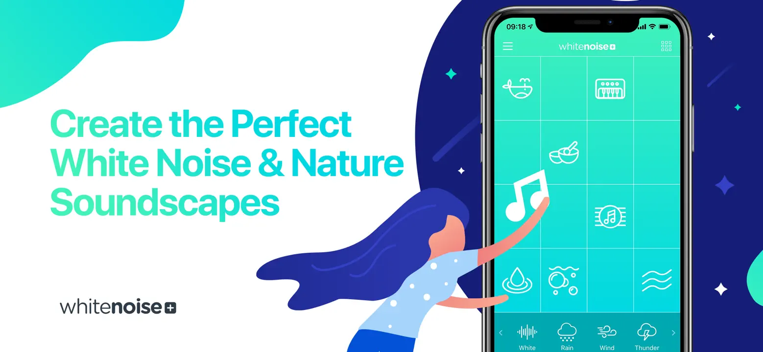 White Noise+ Relaxing Sounds: Screenshot 1 von 4