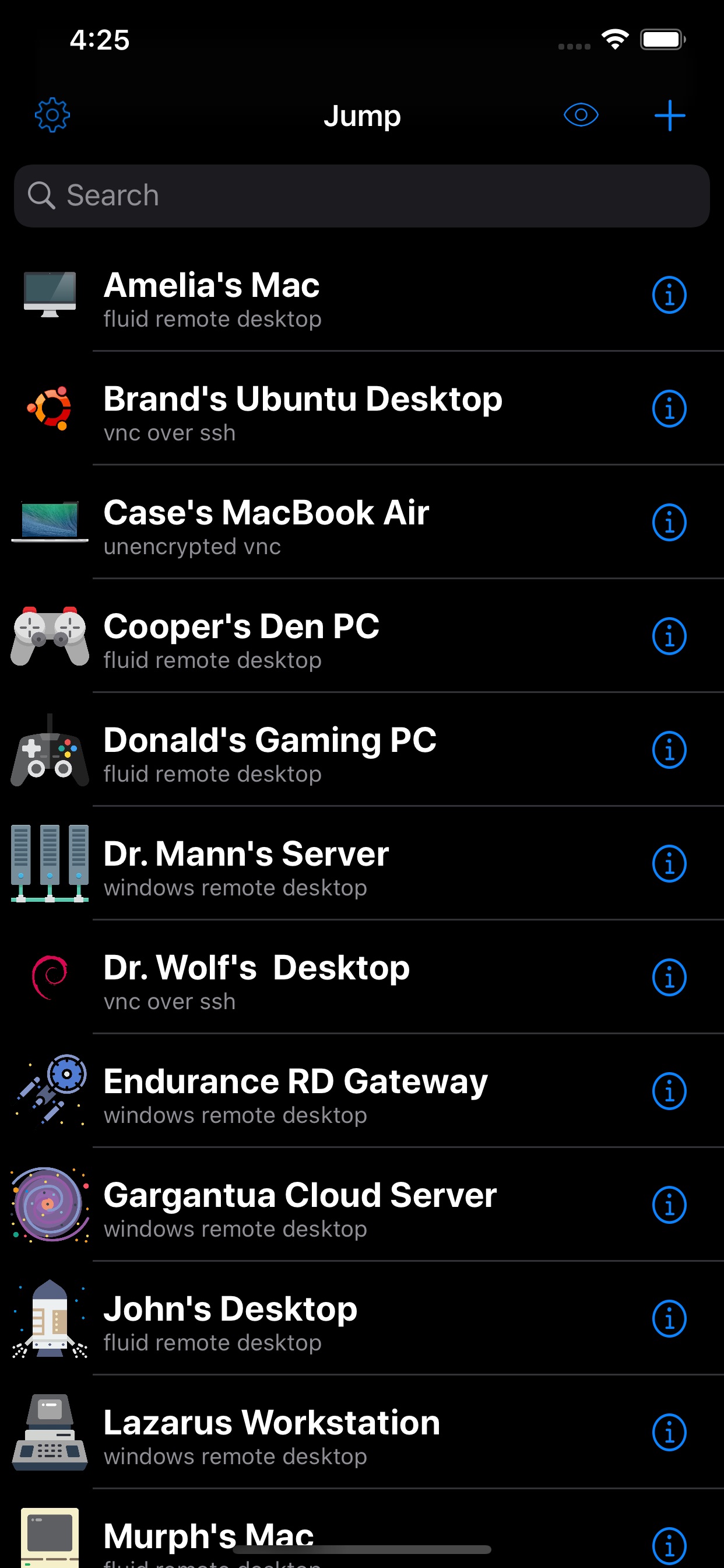 Jump Desktop (RDP, VNC, Fluid) screenshot 1