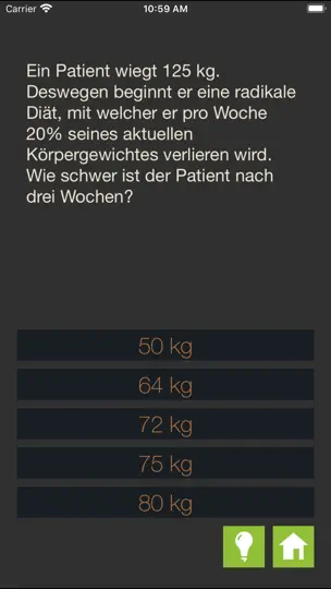 Screenshot von Numerus Clausus auf dem iPhone 5
