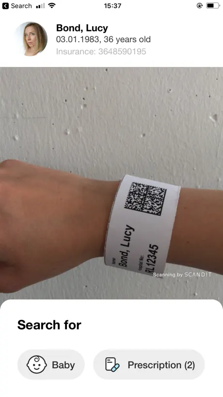 Scandit Healthcare