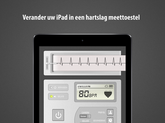 Cardiograaf Classic iPad app afbeelding 1
