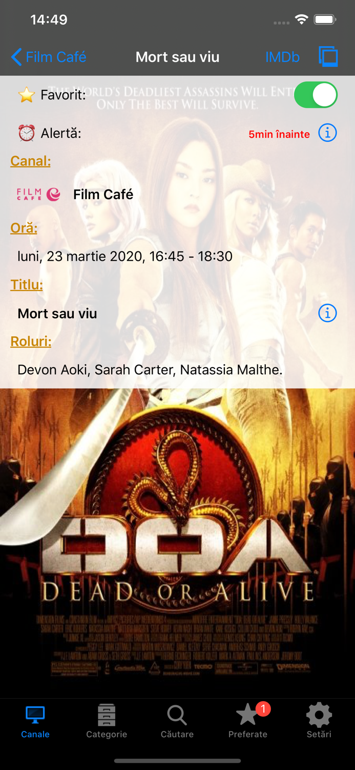 Romanian TV Schedule