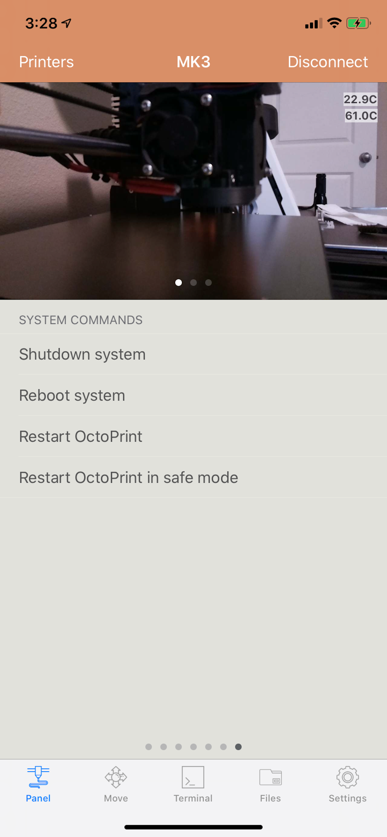 OctoPod for OctoPrint