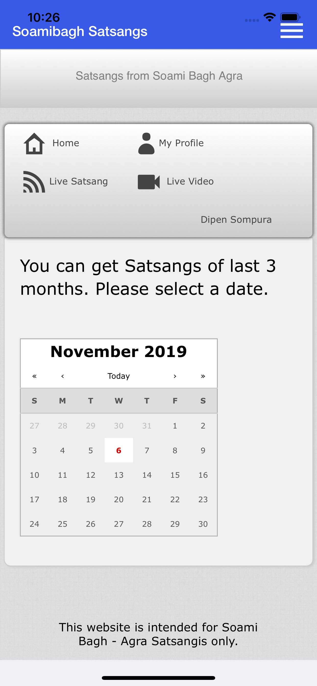 Soamibagh Satsang screenshot 5