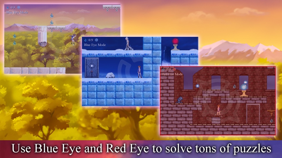 #2. Eyez spatial puzzle platformer (iOS) 来自: Hua Chen