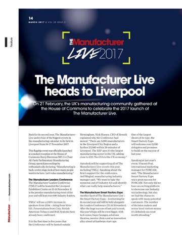 The Manufacturer Magazine iPad screenshot